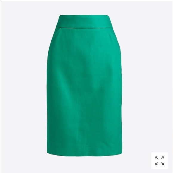 J. Crew pencil skirt in double-serge cotton. Size 6P - Picture 4 of 6